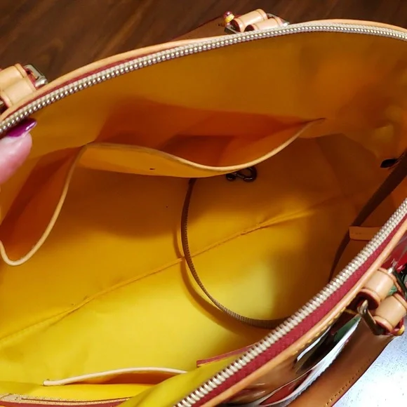 Dooney & Bourke Patent Leather Floral Bag - Picture 6 of 7